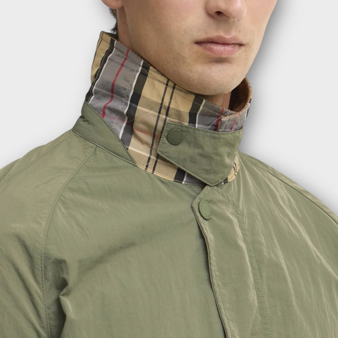 Barbour Ashby Showerproof Jacket In Green