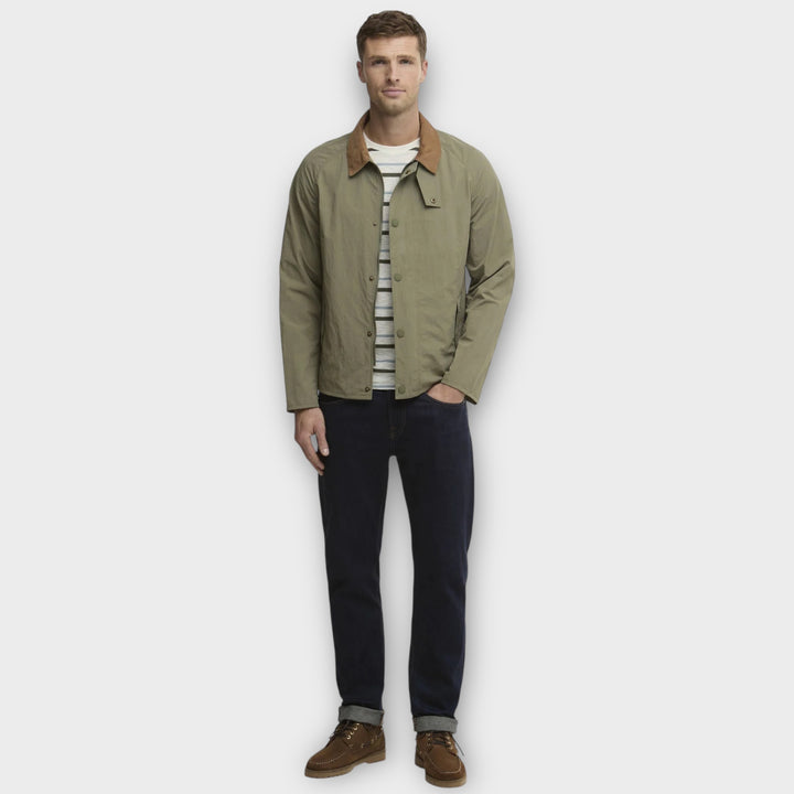 Barbour Tracker Showerproof Jacket I Grøn