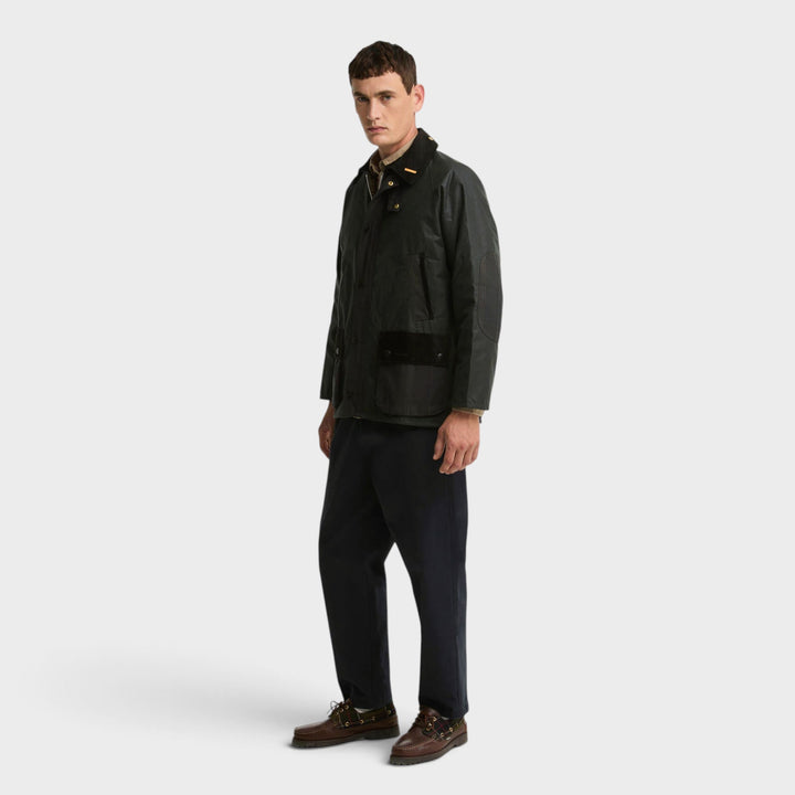 Barbour Icons Patch Bedale Wax Jacket I Sage
