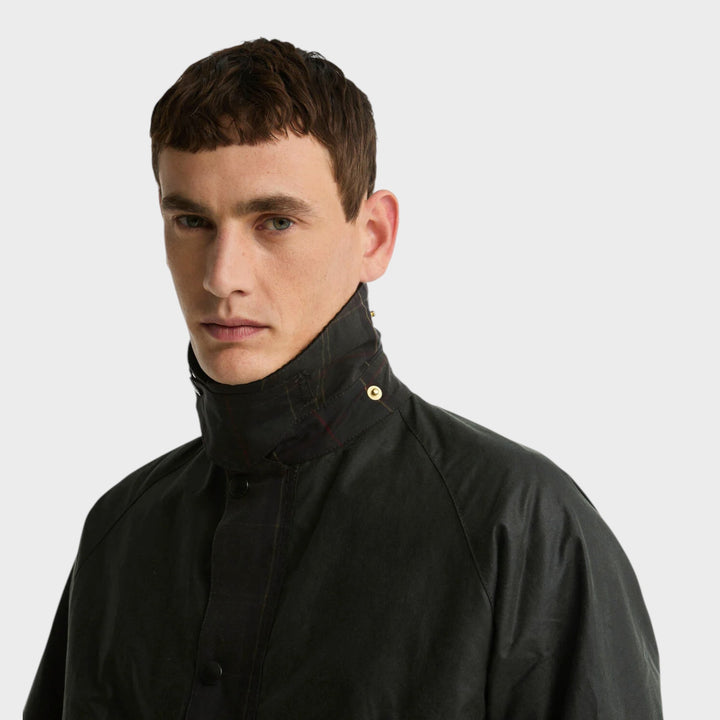Barbour Icons Patch Bedale Wax Jacket I Sage