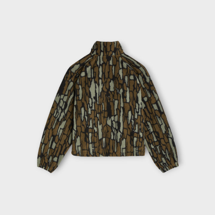 Patta Woodie Fleece Jakke I Slate Black