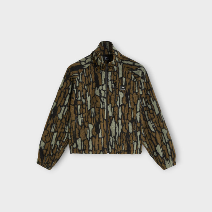 Patta Woodie Fleece Jakke I Slate Black