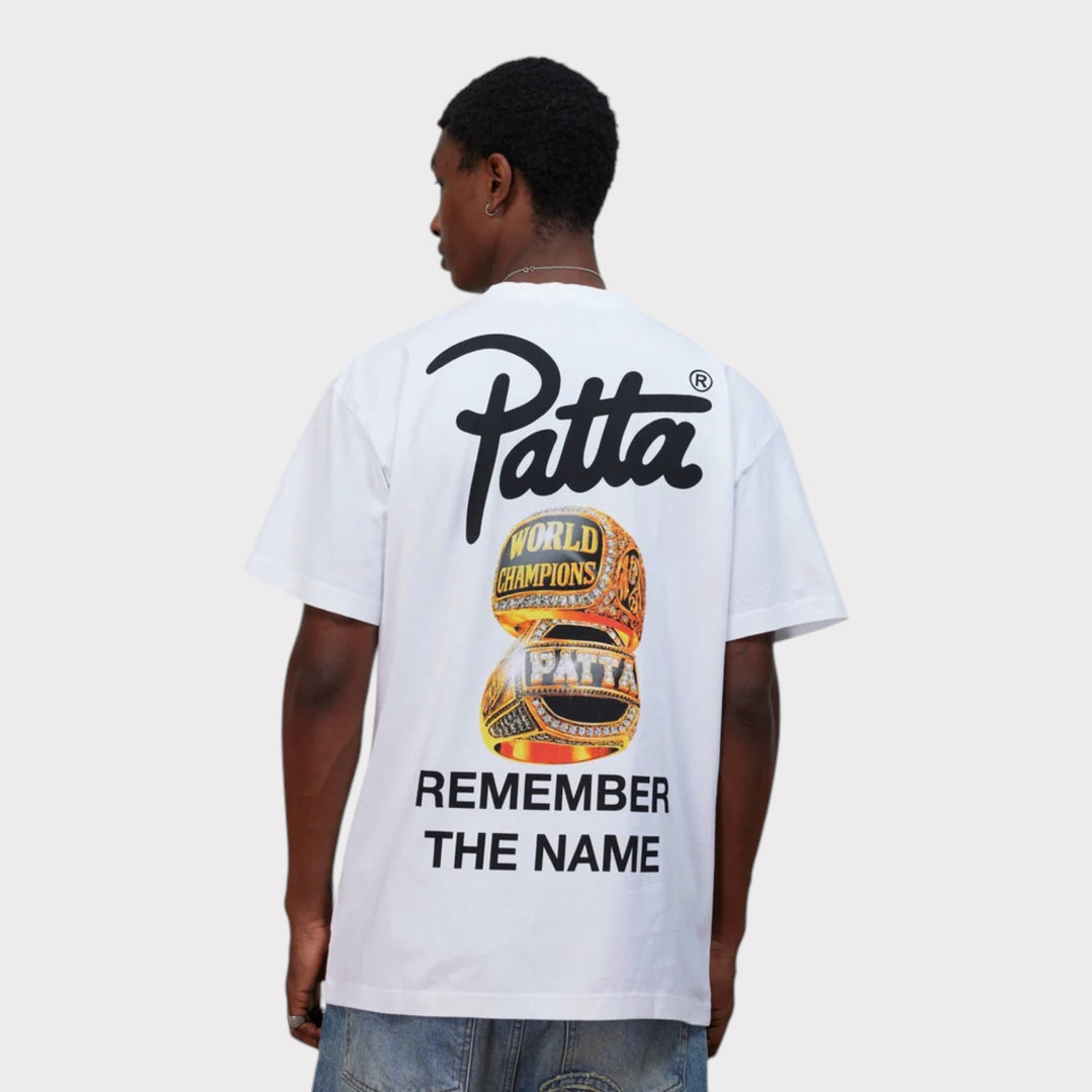 Patta Championship T-Shirt I Hvid