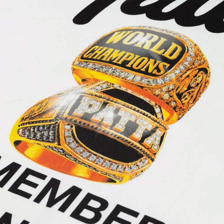 Patta Championship T-Shirt I Hvid