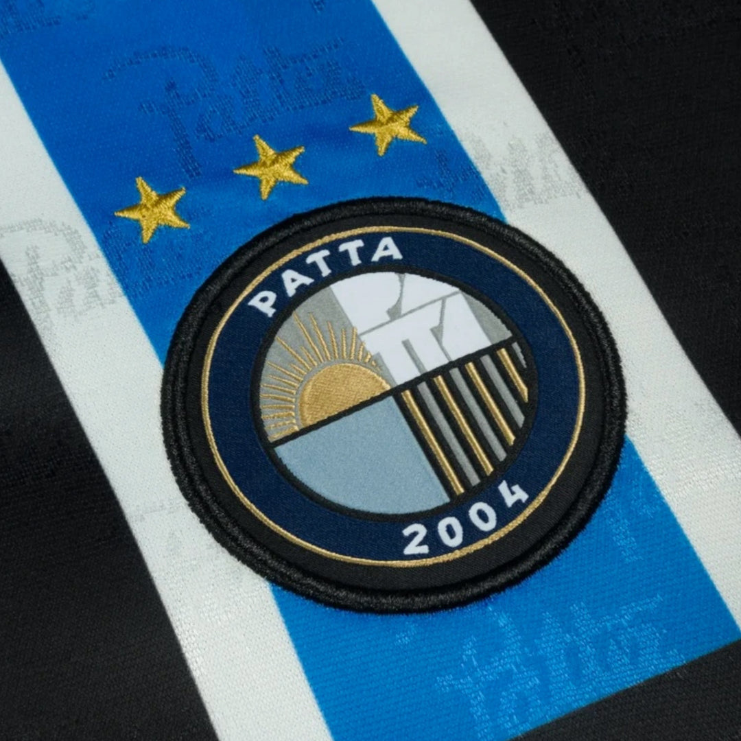 Patta Stripe Football Jersey I Blå