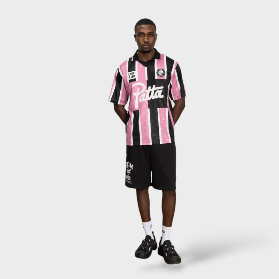 Patta Stripe Football Jersey I Pink