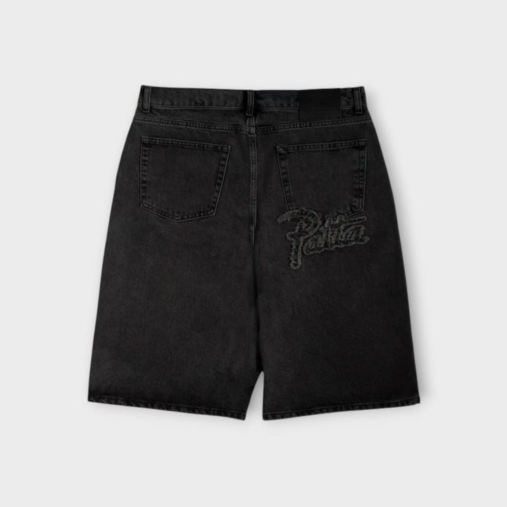 Patta Whiskers Denim Shorts I Black