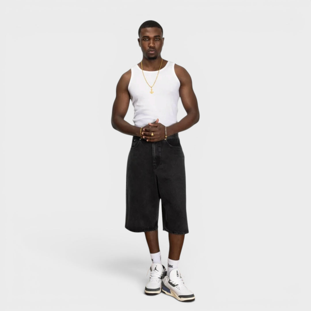 Patta Whiskers Denim Shorts I Black