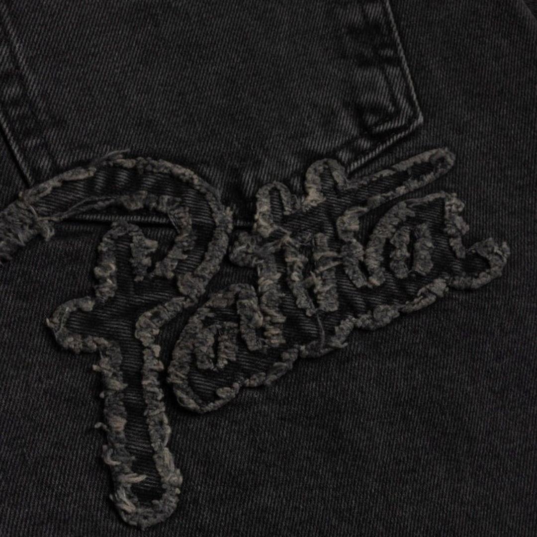 Patta Whiskers Denim Shorts I Black