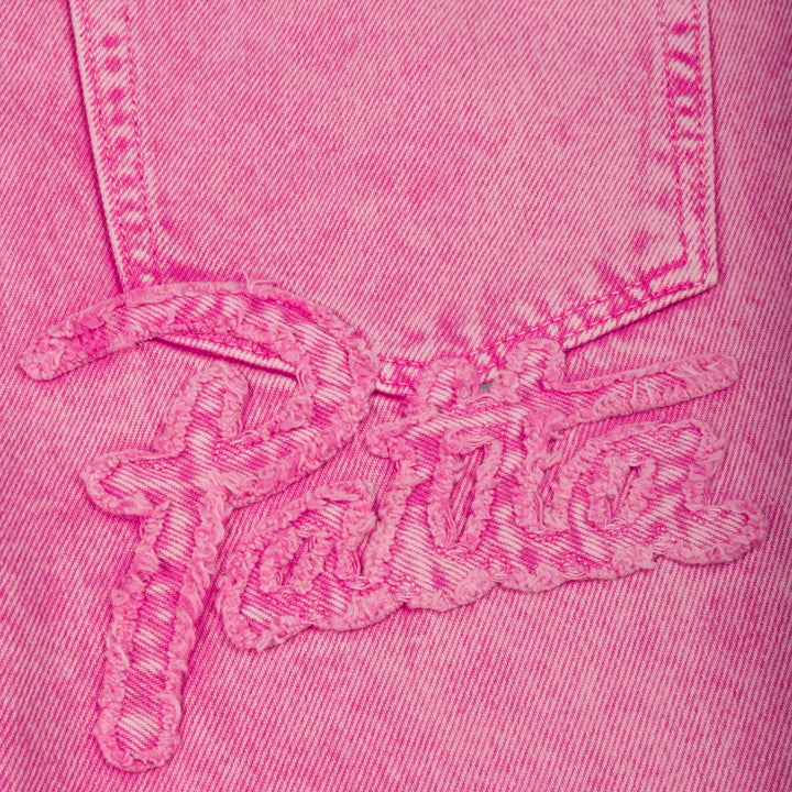 Patta Acid Wash Denim Pants I Pink