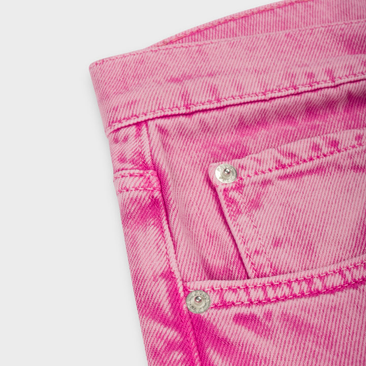 Patta Acid Wash Denim Pants I Pink