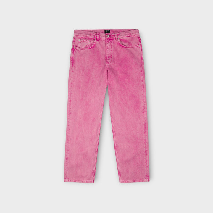 Patta Acid Wash Denim Pants I Pink