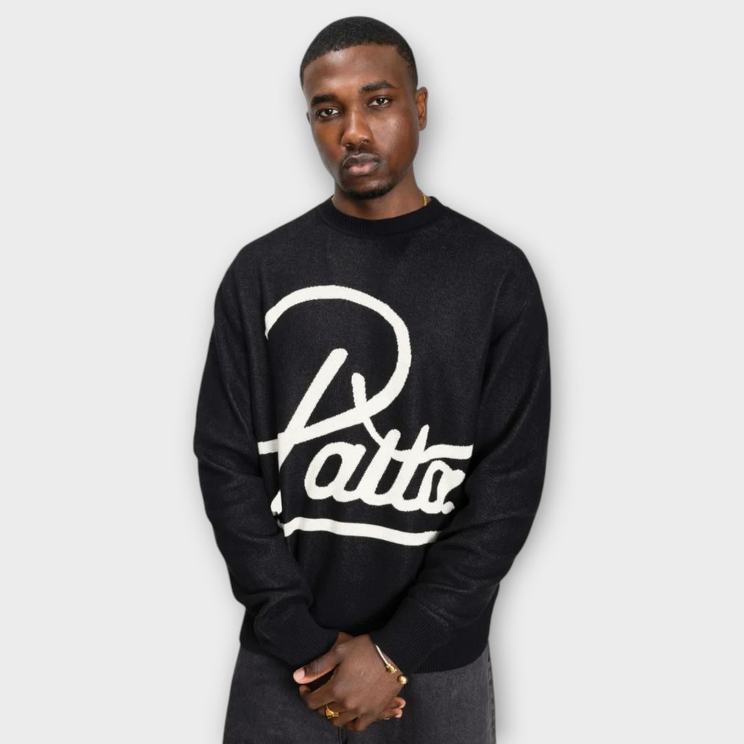 Patta Hearted Jumper I Sort