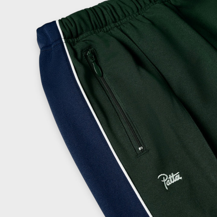 Patta Tricot Straight Track Pants I Grøn