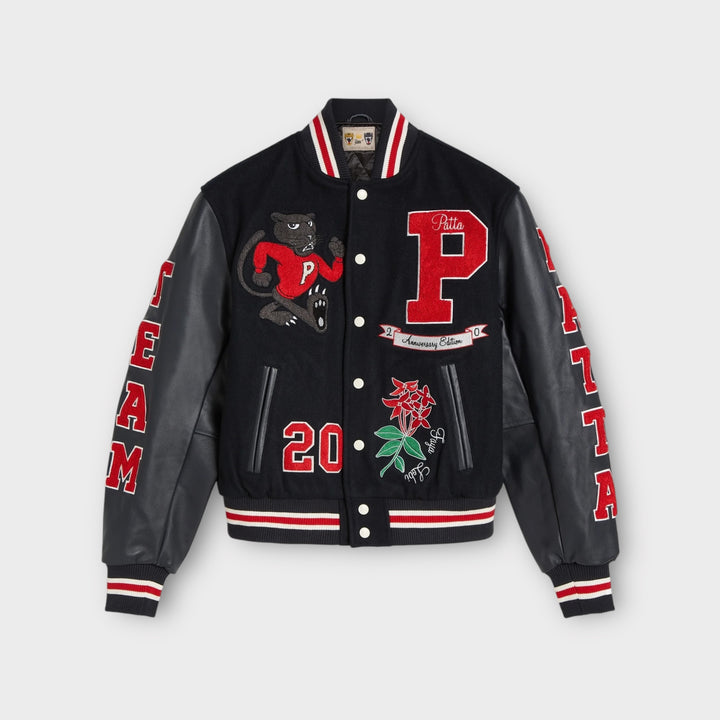 Patta 20th Anniversary Versity Jacket I Black