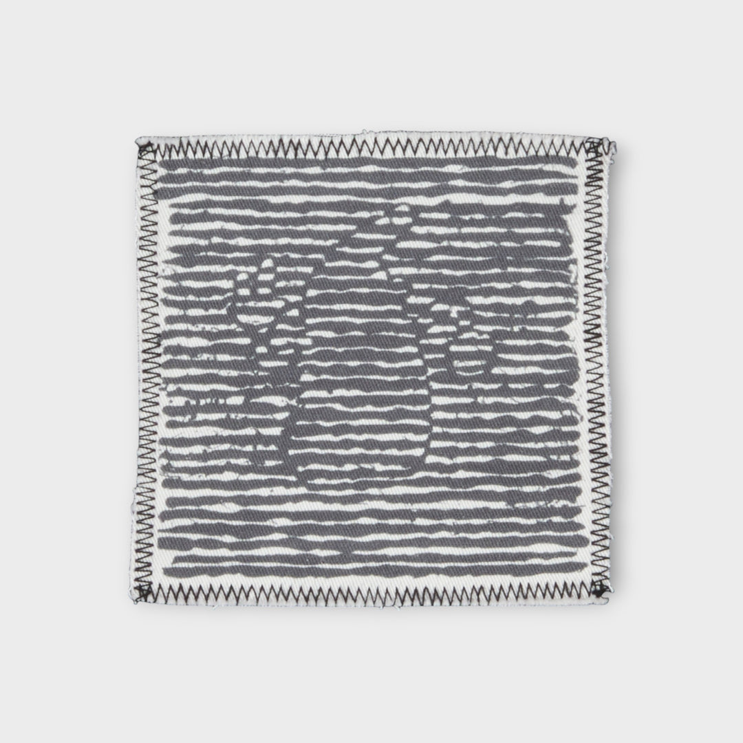 Le Fix K-Stripe Box T-Shirt In Grey/Black