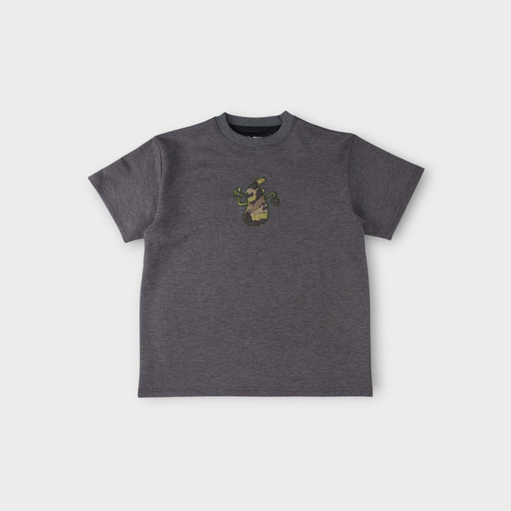 Le Fix Kaj Application Box T-Shirt I Solid Grey