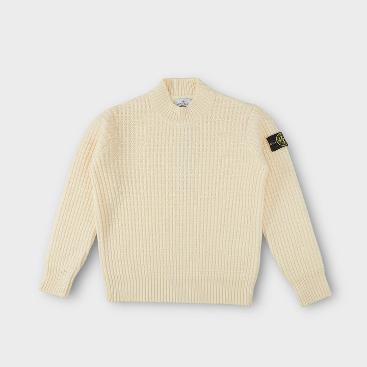 Stone Island 537D5 Heavy Knit I Creme