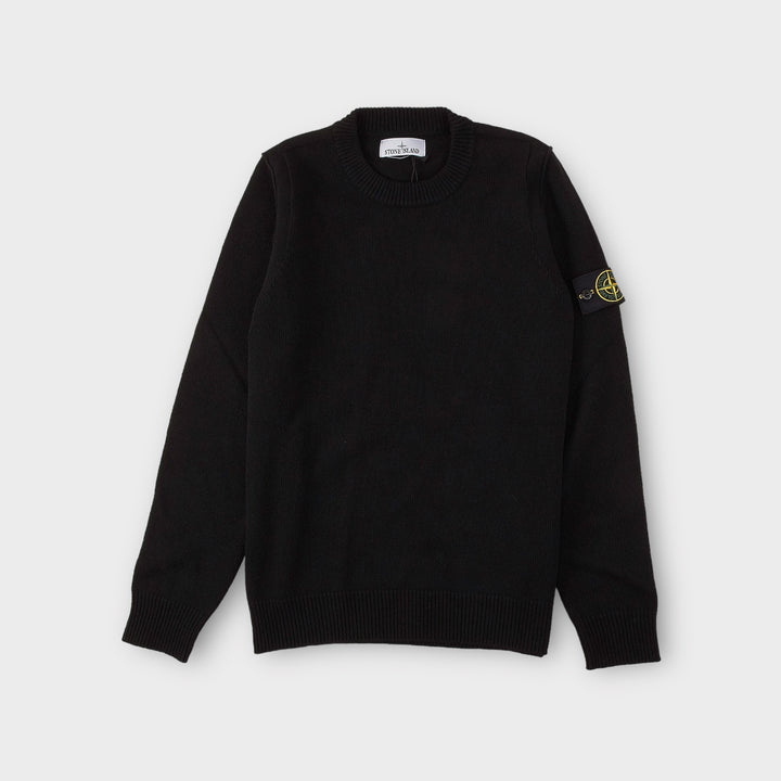 Stone Island 508A3 Wool Crewneck Knit I Sort