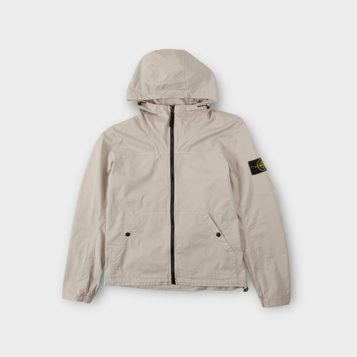 Stone Island 10110 Hooded Overshirt I Lys Grå