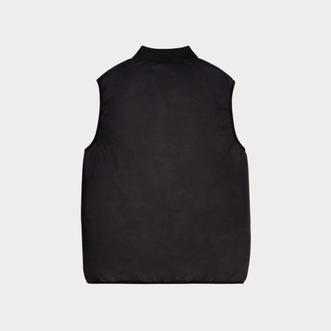 FILA MILANO Regular Reversible Lightweight Vest In Black