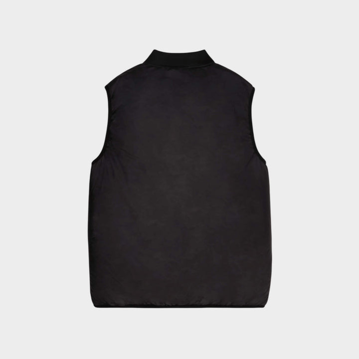 FILA MILANO Regular Reversible Lightweight Vest In Black