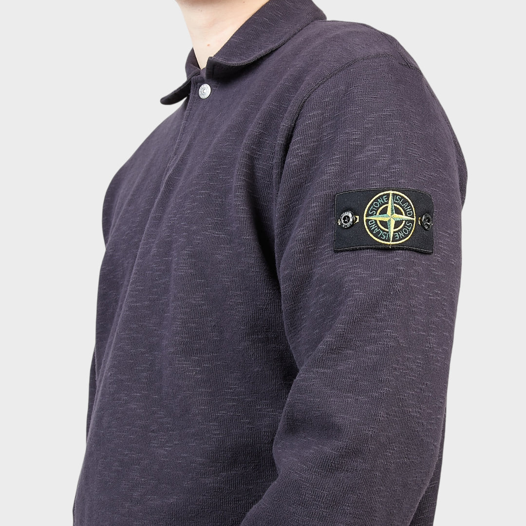 Stone Island Polo Sweatshirt I Ink Blue