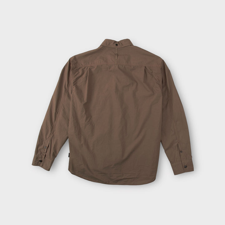 Stone Island 12505 Button Overshirt I Brun