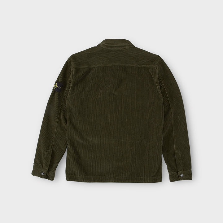 Stone Island 11604 Corduroy Overshirt I Grøn