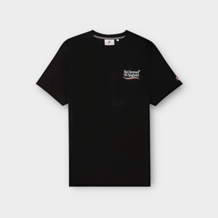 FILA NAVIGLI PASTA Regular Graphic SS T-shirt In Black