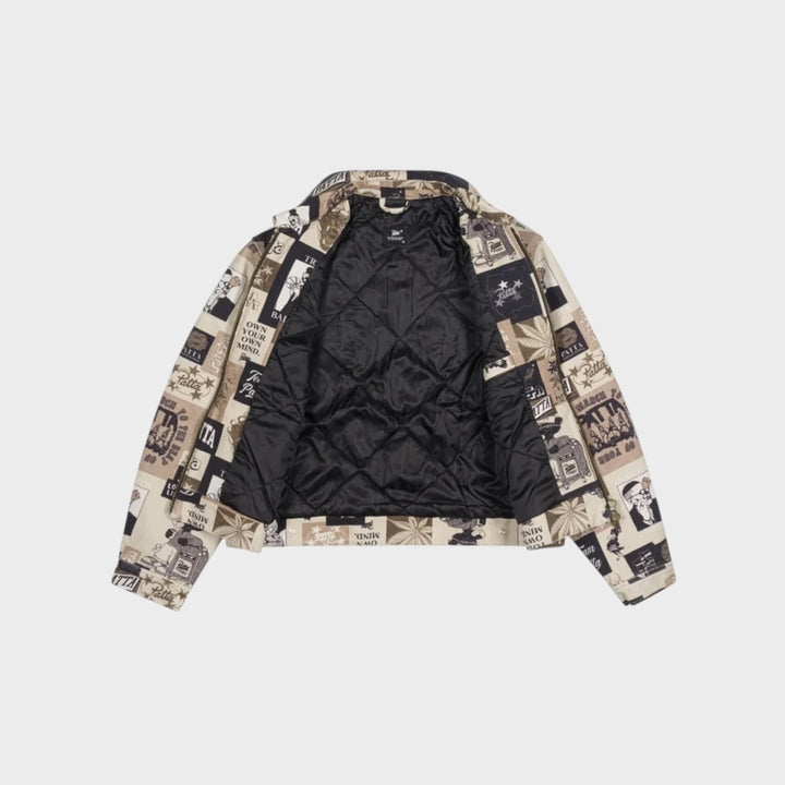 Patta Collage Insulated Canvas Jakke I Multi