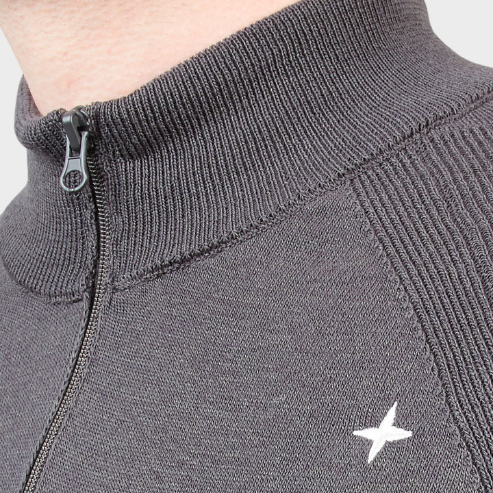 Stone Island Stellina Q-Zip Sweater I Mørkegrå