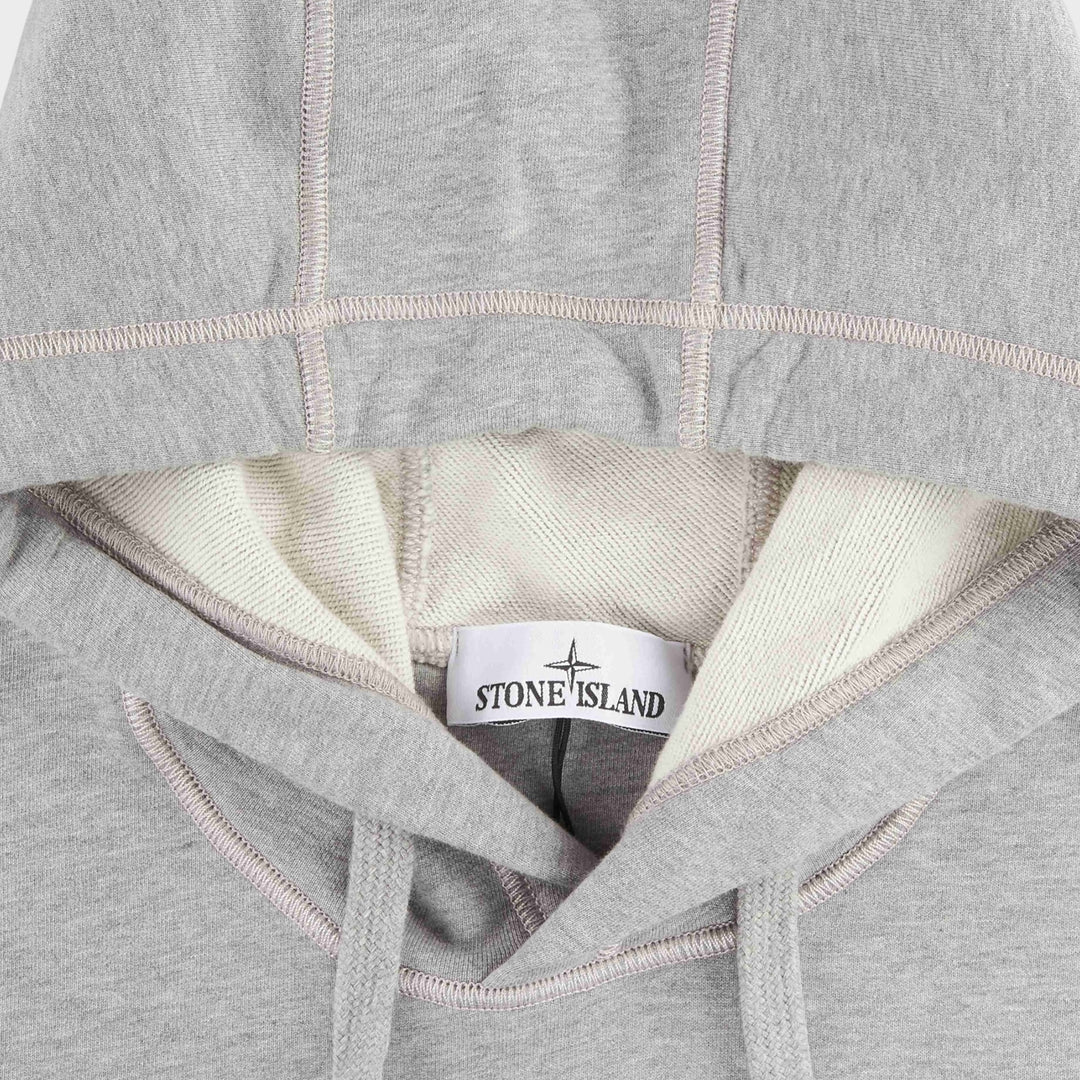 Stone Island Felpa Hoodie I Grå