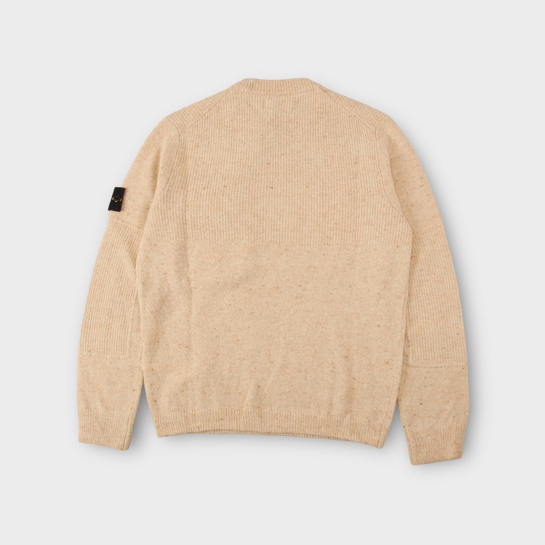 Stone Island 562B1 Pocket Knit In Sand