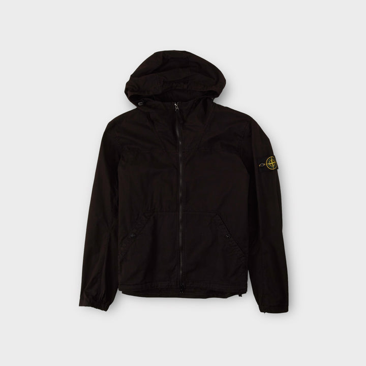 Stone Island 10110 Hooded Overshirt I Sort