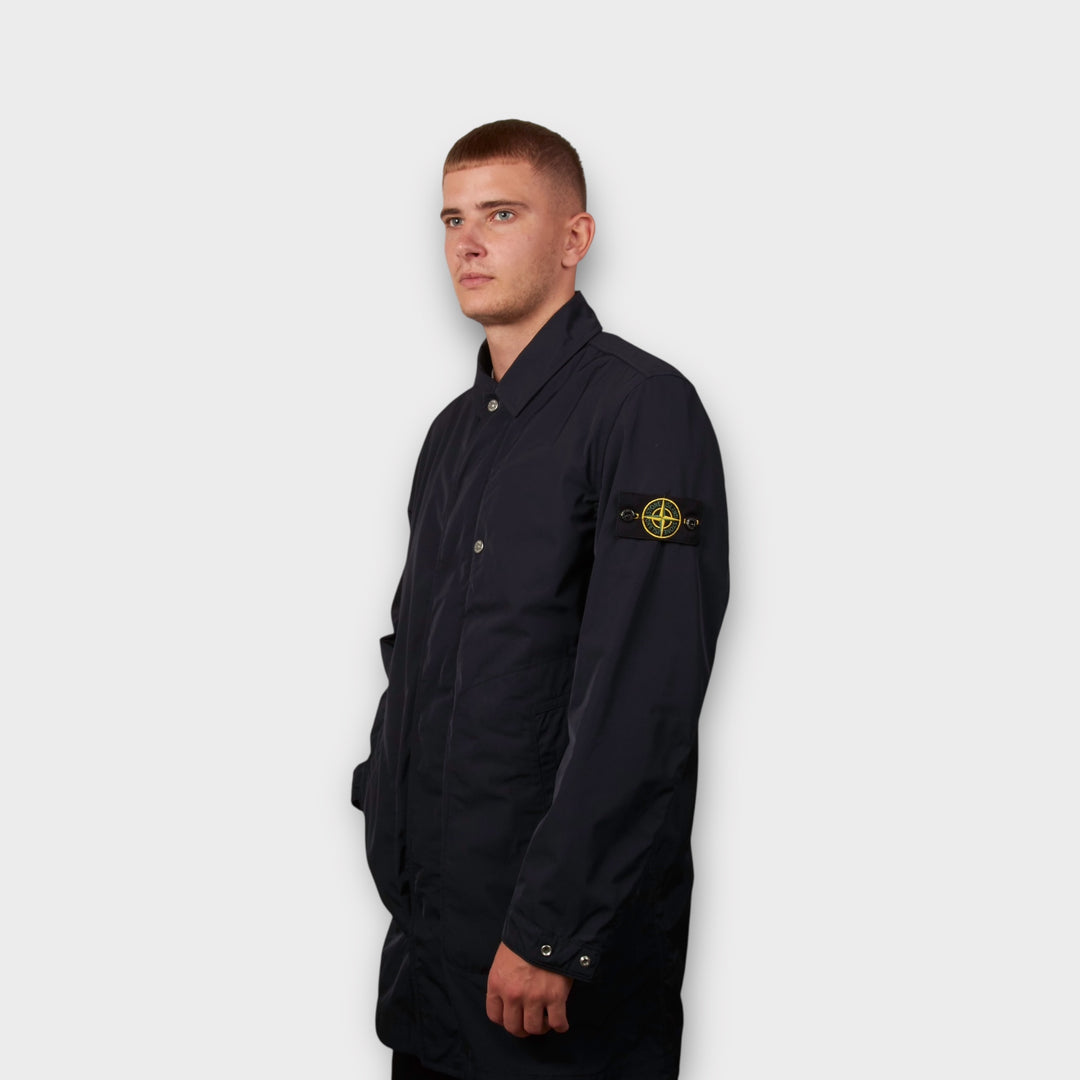 Stone Island K1S157100009 Coat In Navy