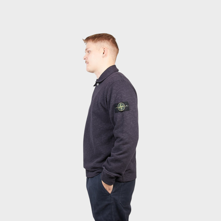 Stone Island Polo Sweatshirt I Ink Blue