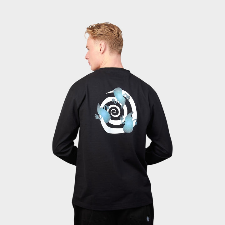 Le Fix Cosmic Kaj Langærmet t-shirt I Sort
