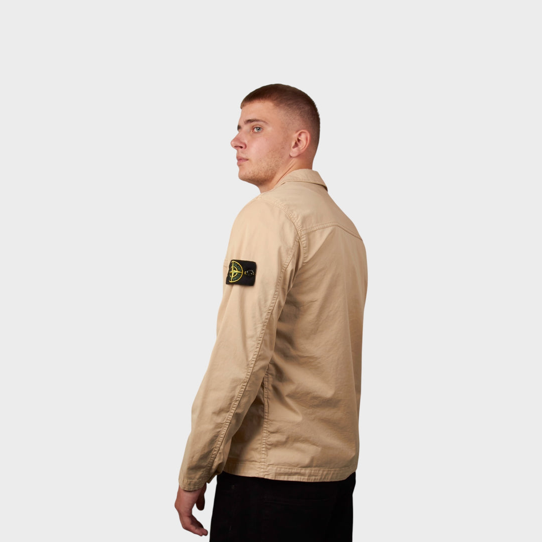 Stone Island Cotton Overshirt I Sand