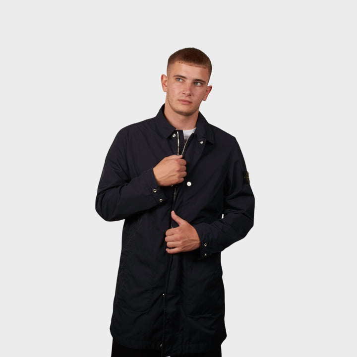 Stone Island K1S157100009 Coat In Navy
