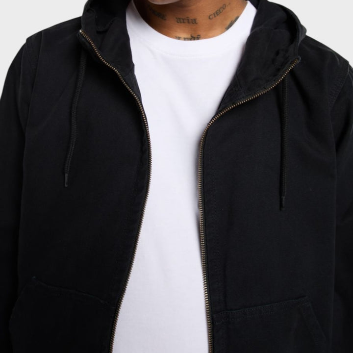 Dickies Hilham Hooded Canvas Jakke I Sort