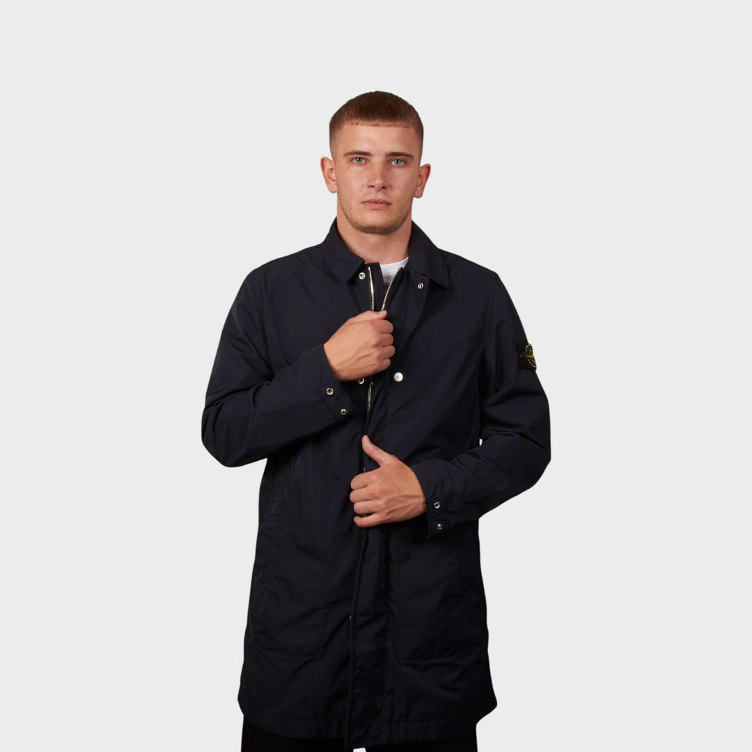 Stone Island K1S157100009 Coat In Navy