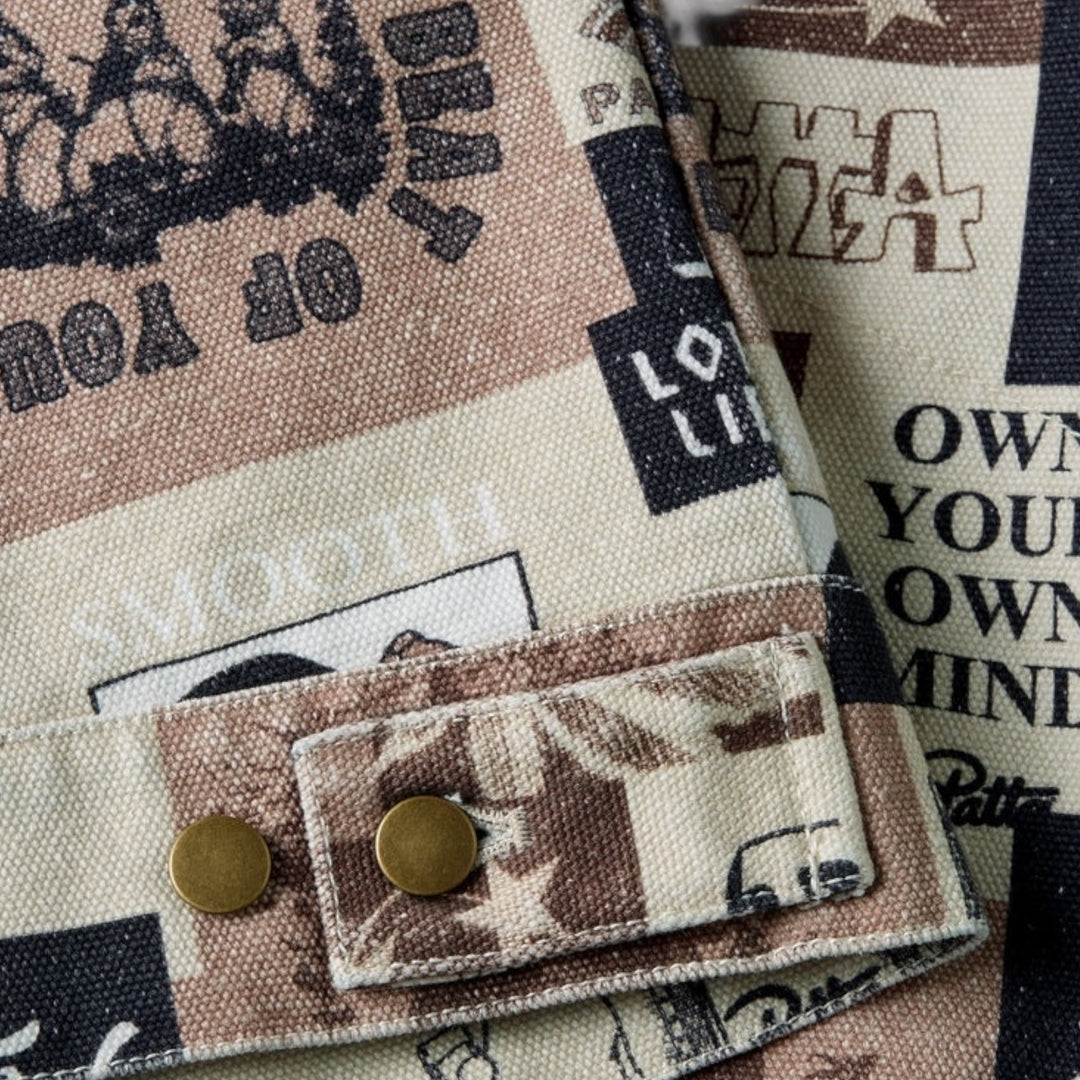 Patta Collage Insulated Canvas Jakke I Multi