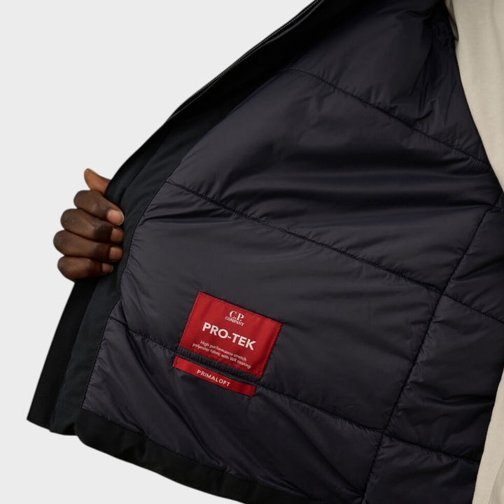 C.P. Company Pro-Tek Hooded Padded Jacket I Total Eclipse/Blue