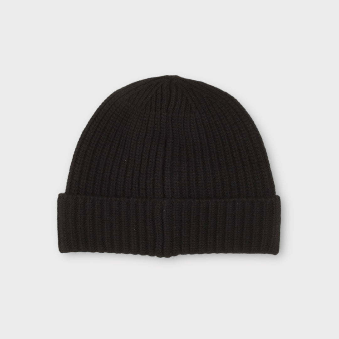 Stone Island N10B5 Knitted Hat In Black