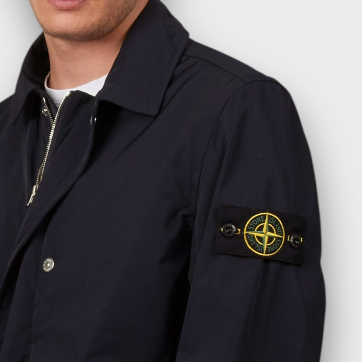 Stone Island K1S157100009 Coat In Navy