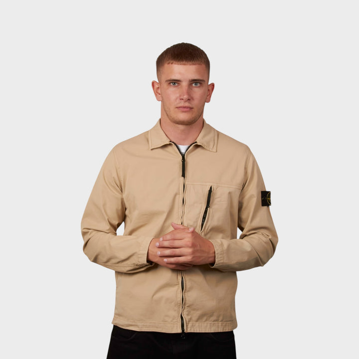 Stone Island Cotton Overshirt I Sand
