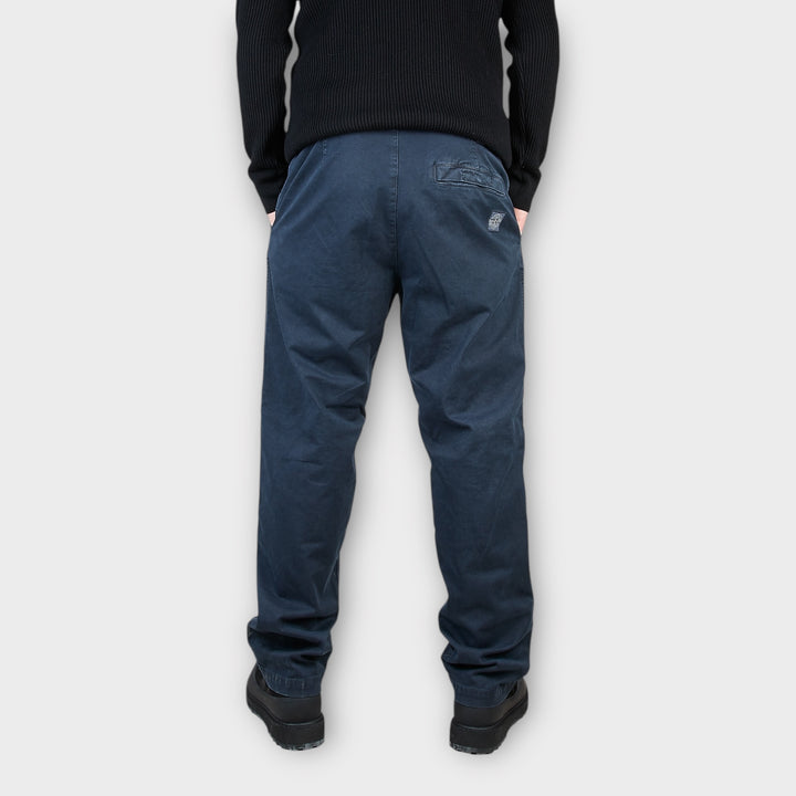 Stone Island Regular Pants In Navy