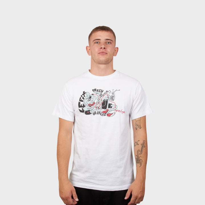 Le Fix Fresh Style T-Shirt In White