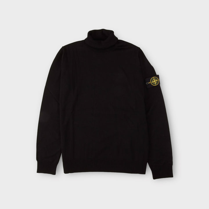 Stone Island 525C4 Strik Turtleneck I Sort